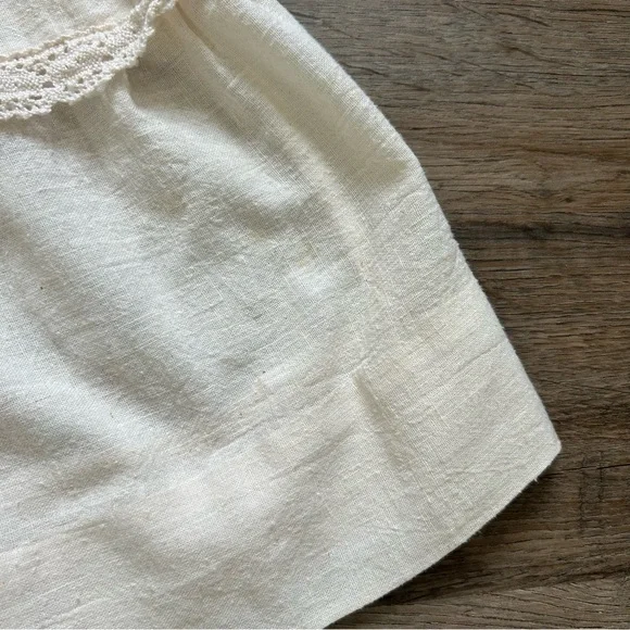 VINTAGE 70s Bohemian Campesina Mexican Wedding Peasant Dress - Picture 12 of 15